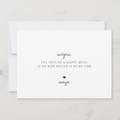 Invitation Serez-Vous Mes Élégantes Tropiques Élégantes De Se (Dos)