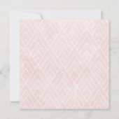 Invitation Serez-vous mes roses d'aquarelle blush (Dos)