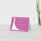 Invitation Serez-vous mon chef d'honneur ? (Devant)