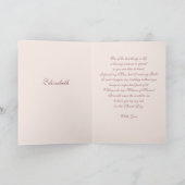Invitation Serez-vous mon chef d'honneur ? Blanc rose moderne (Intérieur)