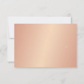 Invitation Serez-Vous Mon Coeur D'Or Rose Confetti De La Femm (Dos)