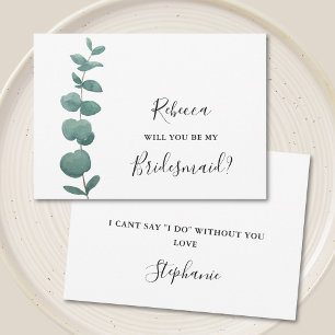 Invitation Serez-Vous Mon Eucalyptus Épouse D'Épouse Invitati