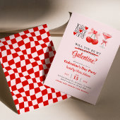 Invitation Serez-Vous Mon Galentin ? Fête de la Saint-Galenti