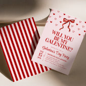 Invitation Serez-Vous Mon Galentin ? Fête de la Saint-Galenti