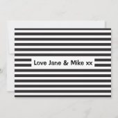 Invitation Serez-vous mon garçon d'honneur Moustache rayures (Dos)