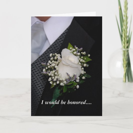 Invitation Serez-Vous Mon Groomage ? (Devant)