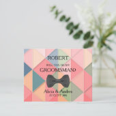 Invitation Serez-vous mon Groomsman ? (Debout devant)