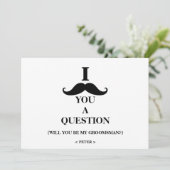 Invitation serez-vous mon Groomsman ? (Debout devant)