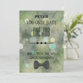 Invitation Serez-Vous Mon Groomsman ? (Debout devant)