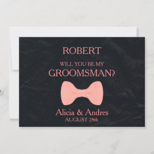 Invitation Serez-vous mon Groomsman ?