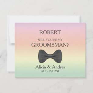 Invitation Serez-vous mon Groomsman ?