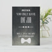 Invitation Serez-Vous Mon Groomsman ? (Debout devant)