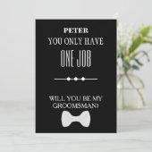 Invitation Serez-Vous Mon Groomsman ? (Debout devant)