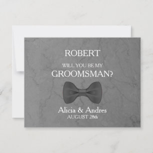 Invitation Serez-vous mon Groomsman ?