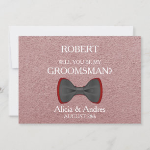 Invitation Serez-vous mon Groomsman ?
