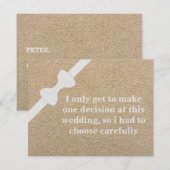Invitation Serez-vous mon Groomsman ? (Devant / Derrière)