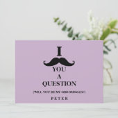 Invitation serez-vous mon Groomsman ? (Debout devant)