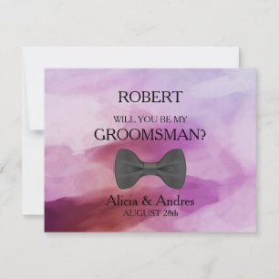 Invitation Serez-vous mon Groomsman ?