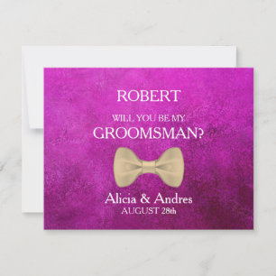 Invitation Serez-vous mon Groomsman ?