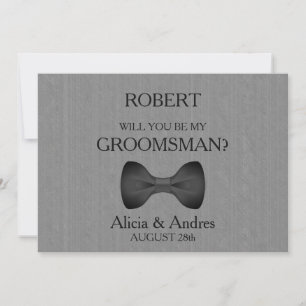 Invitation Serez-vous mon Groomsman ?