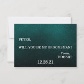 Invitation Serez-vous mon Groomsman ? (Dos)