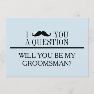 Invitation Serez-vous mon Groomsman ?