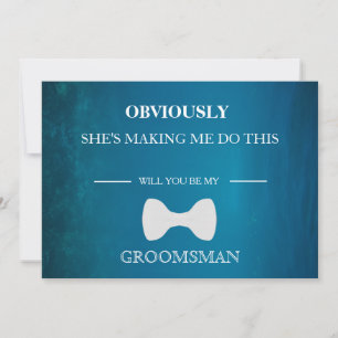 Invitation Serez-Vous Mon Groomsman ?