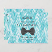 Invitation Serez-vous mon Groomsman ? (Devant / Derrière)