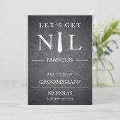 Invitation Serez-Vous Mon Groomsman ? (Debout devant)