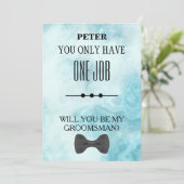 Invitation Serez-Vous Mon Groomsman ? (Debout devant)