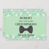 Invitation Serez-vous mon Groomsman ? Proposition (Devant / Derrière)