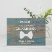 Invitation Serez-vous mon Groomsman ? Proposition (Debout devant)