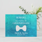 Invitation Serez-vous mon Groomsman ? Proposition (Debout devant)