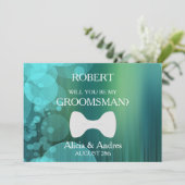 Invitation Serez-vous mon Groomsman ? Proposition (Debout devant)