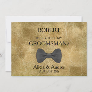Invitation Serez-vous mon Groomsman ? Proposition