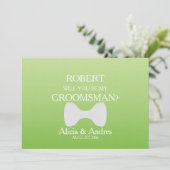 Invitation Serez-vous mon Groomsman ? Proposition (Debout devant)