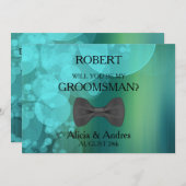 Invitation Serez-vous mon Groomsman ? Proposition (Devant / Derrière)