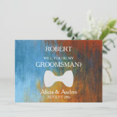 Invitation Serez-vous mon Groomsman ? Proposition (Debout devant)