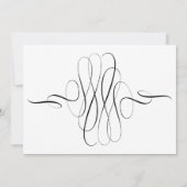 Invitation Serez-Vous Mon Groomswoman Noir Et Blanc (Dos)