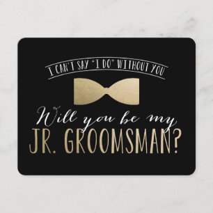 Invitation Serez-vous mon Junior Groomsman ? Groomsmen