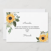 Invitation Serez-vous mon maître d'honneur de la proposition  (Dos)