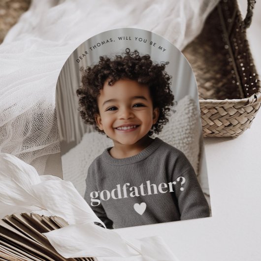 Invitation Serez-Vous Mon Parrain Photo Proposition