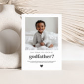 Invitation Serez-Vous Mon Parrain Photo Proposition