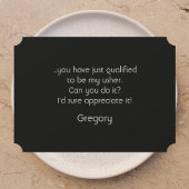 Invitation Serez-Vous Mon Placeur Questions pour Vous