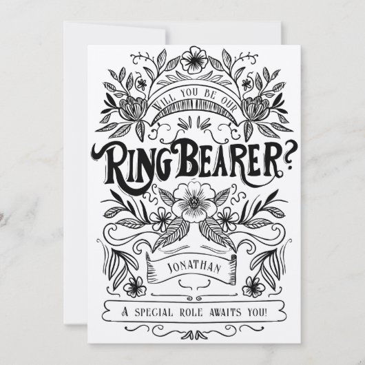 Invitation serez-vous mon porte-monnaie ? (Devant)