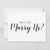 Invitation Serez-vous notre célébrant | Mariage Mariage Nous (Devant)