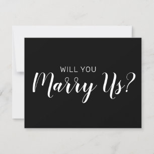 Invitation Serez-vous notre célébrant Mariage Mariez-Nous