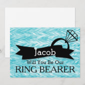 Invitation Serez-Vous Notre Porteur De Bague ? (Devant / Derrière)