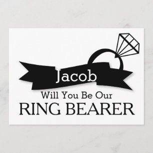 Invitation Serez-Vous Notre Porteur De Bague ?