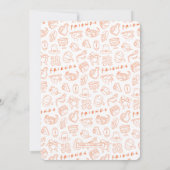 Invitation Série télévisée Friends | Fête Friendsgiving (Dos)